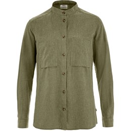 Fjällräven Ãvik Hemp Shirt LS Dame L Grøn Skjorter